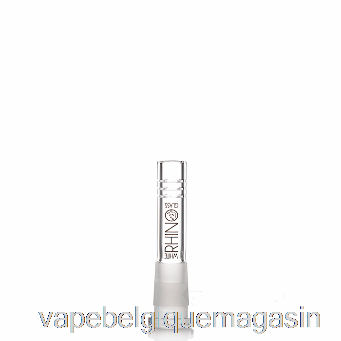 Vape Shop Bruxelles Rhinocéros Blanc 19/14 Tige En Verre 3 Pouces